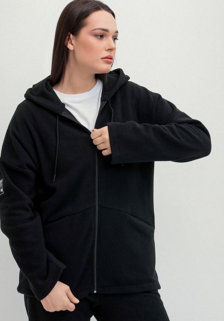 Толстовка из флиса с нашивкой на груди шир.  750, рис. 9