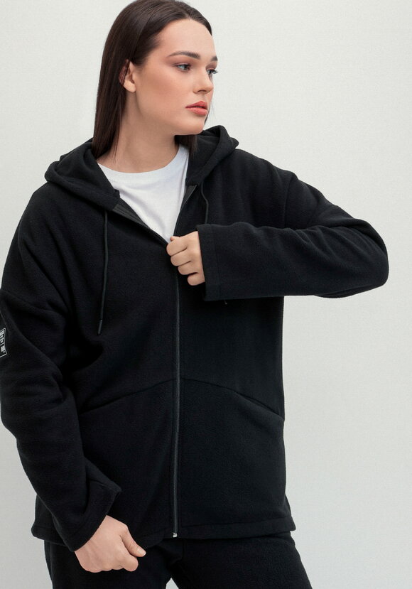 Толстовка из флиса с нашивкой на груди шир.  580, рис. 9