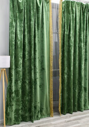 Портьера из бархата Маркиза, 2 шт.