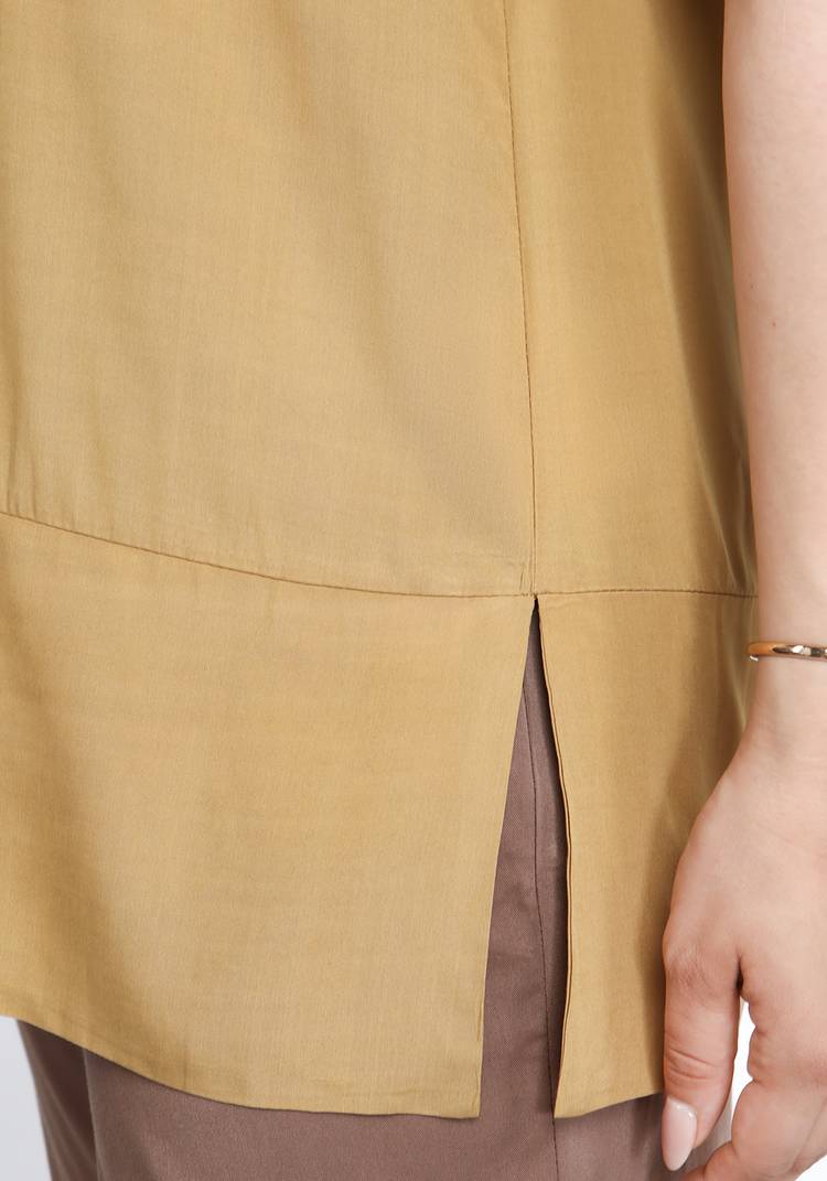 Блуза базовая без рукавов шир.  750, рис. 4