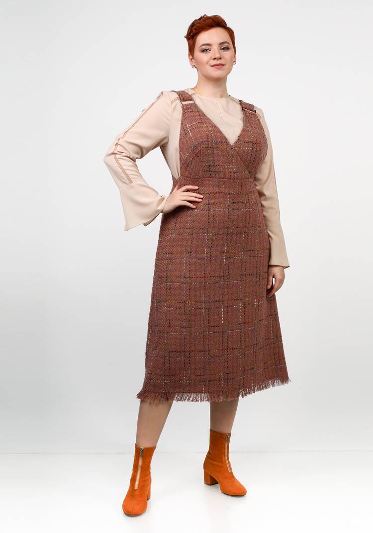 Сарафан с бахромой шир.  750, рис. 3