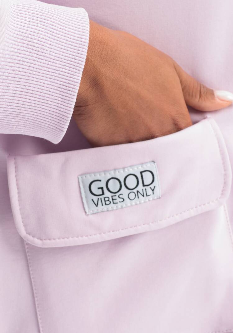 Свитшот свободного кроя с накладным карманом шир.  750, рис. 5