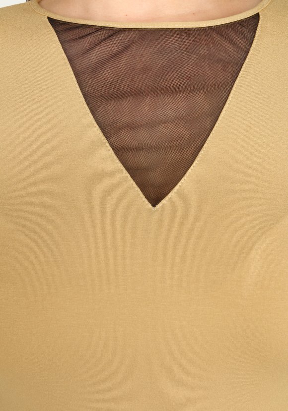 Блуза с длинным рукавом и вставкой шир.  580, рис. 12