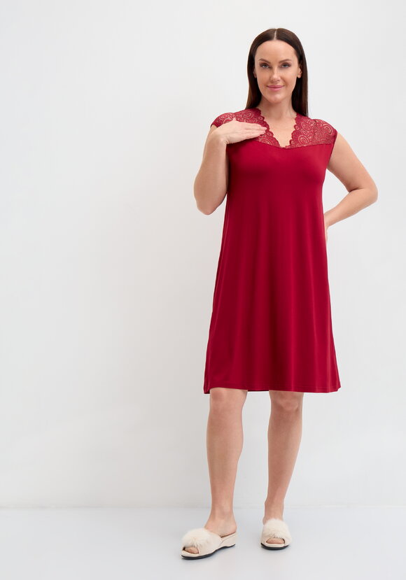 Сорочка из вискозы с кружевом шир.  580, рис. 14