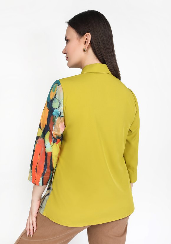 Блуза Радужное настроение шир.  580, рис. 11