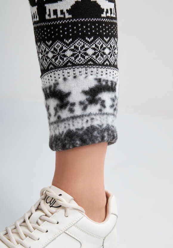 Лосины с принтом утепленные на меху шир.  580, рис. 18