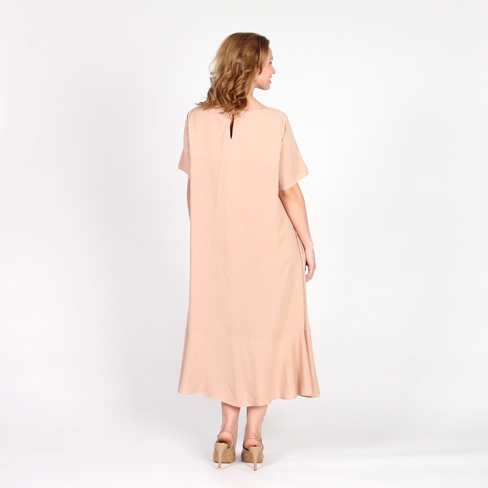 Платье с воланом Alina Assi, цвет оранжевый, размер 52 - фото 5