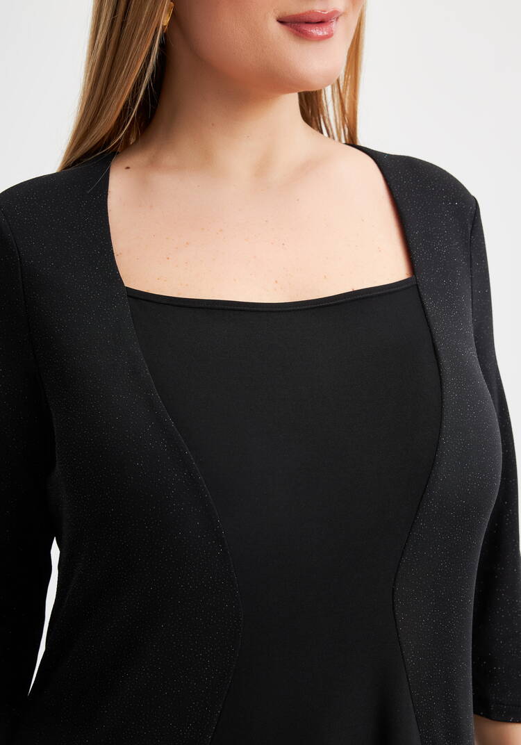 Платье Алина с эффектом костюма шир.  750, рис. 5