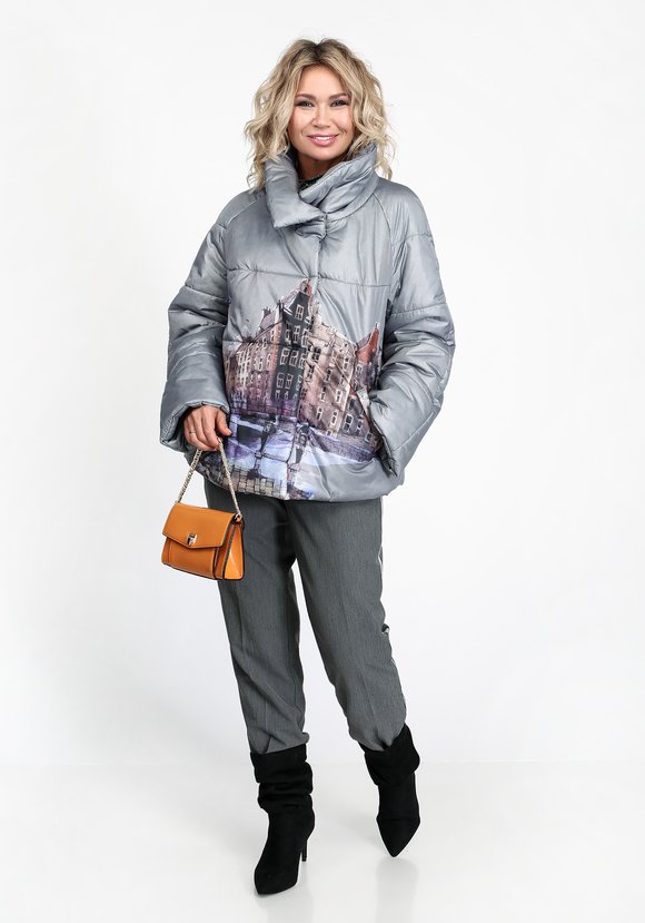 Куртка Красивый город шир.  580, рис. 1