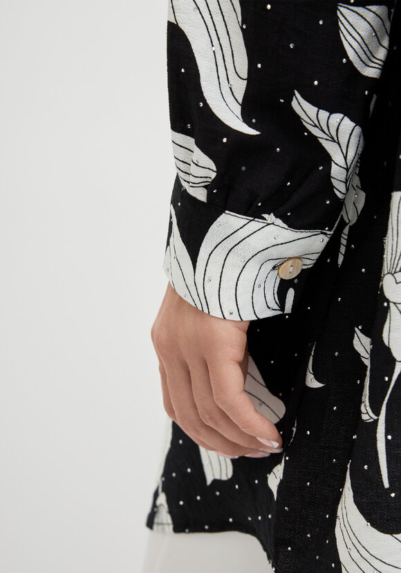 Туника с принтом на пуговицах Джейн шир.  580, рис. 6