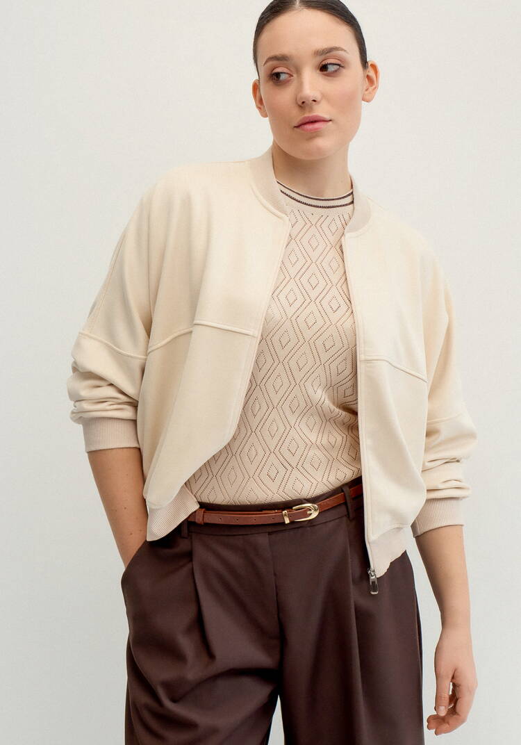 Джемпер с ажурными ромбами и метанитью шир.  750, рис. 9