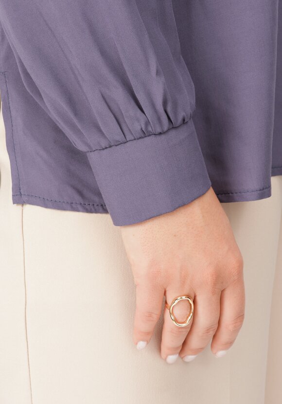 Блуза с цветочным принтом на груди шир.  580, рис. 13