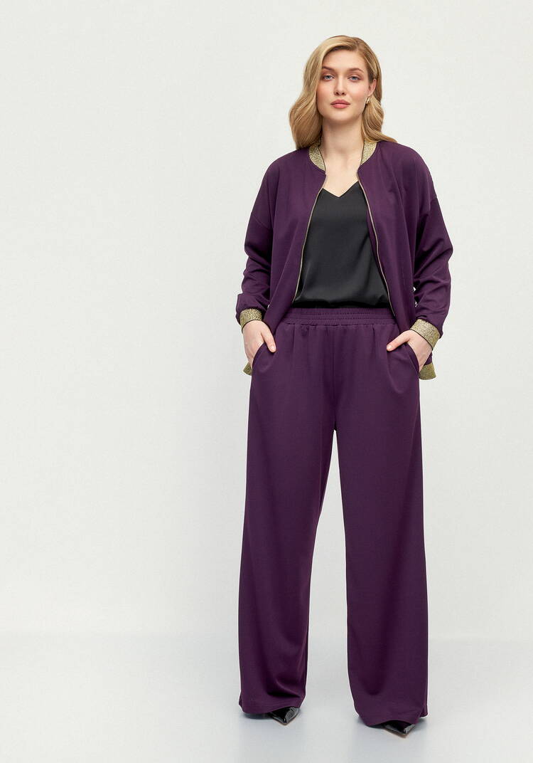 Брюки широкие трикотажные шир.  750, рис. 31