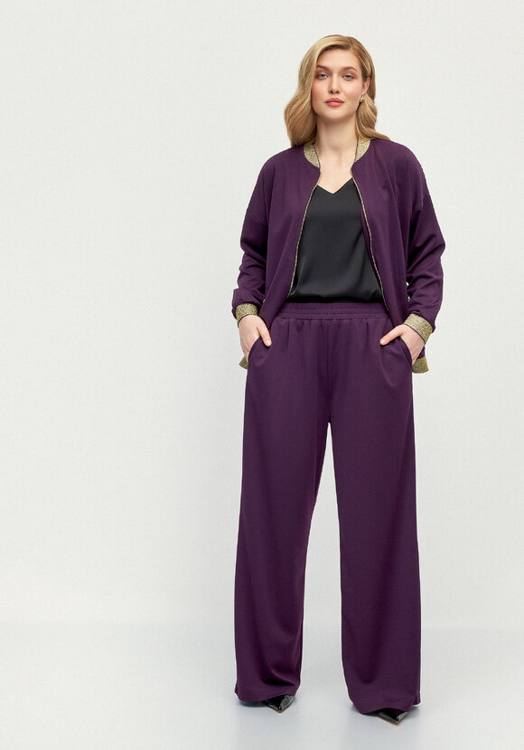 Брюки широкие трикотажные шир.  580, рис. 31