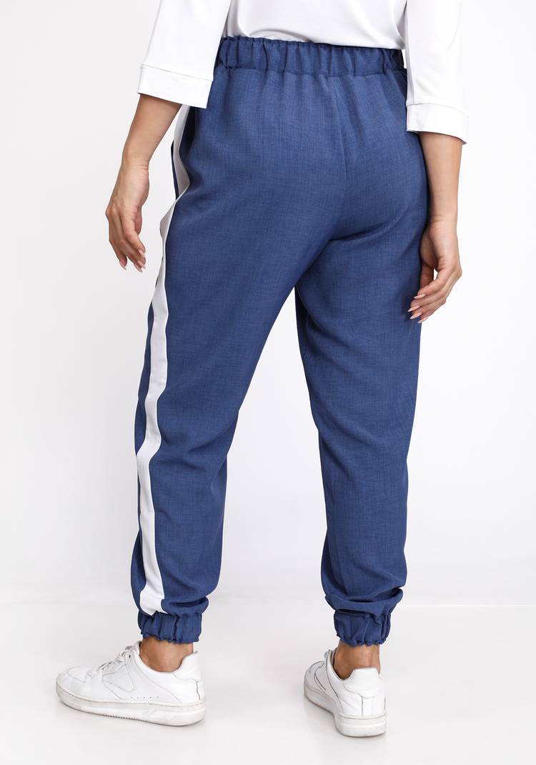 Брюки с лампасами на манжете по низу шир.  750, рис. 6