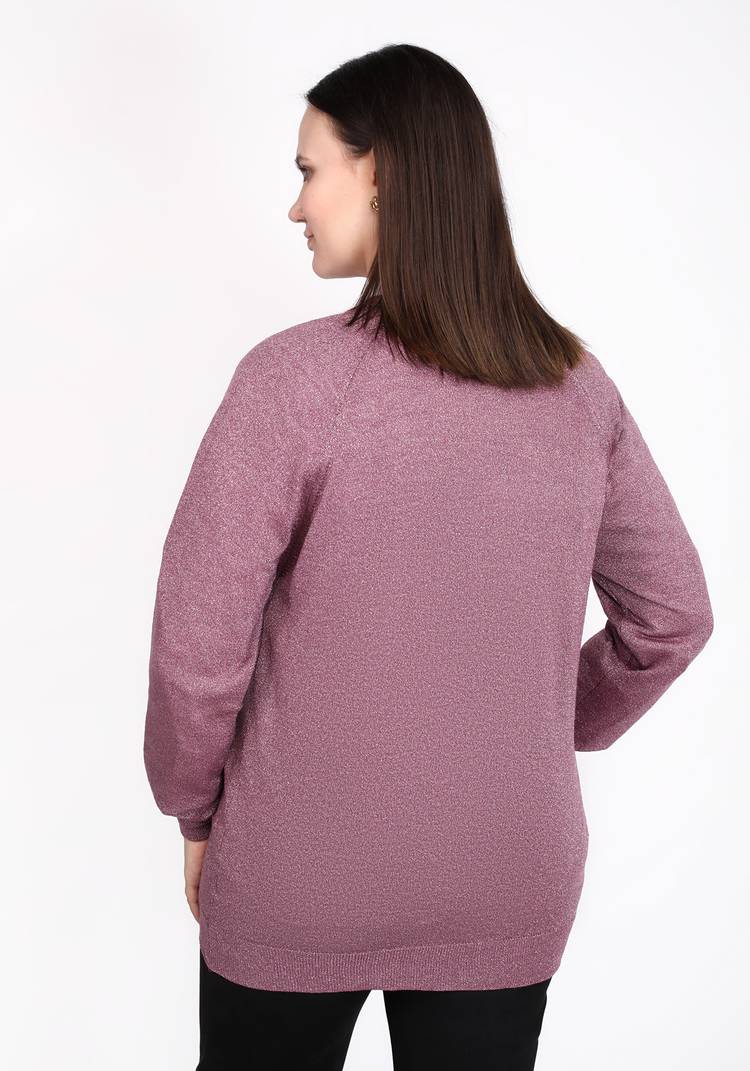 Кардиган вязаный с метанитью шир.  750, рис. 3