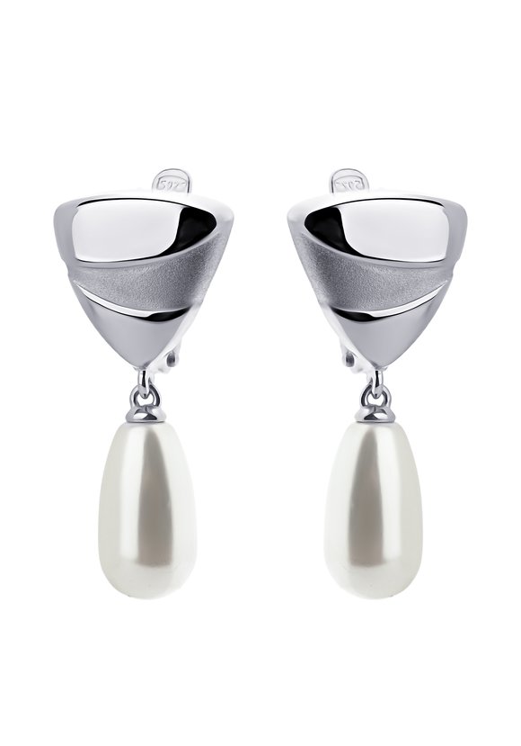 Серебряные серьги  Благородная леди шир.  580, рис. 1