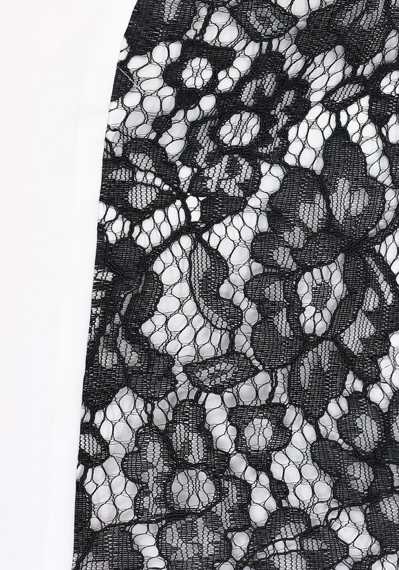 Блуза с отделкой из кружева и рукавом 3/4 шир.  580, рис. 11