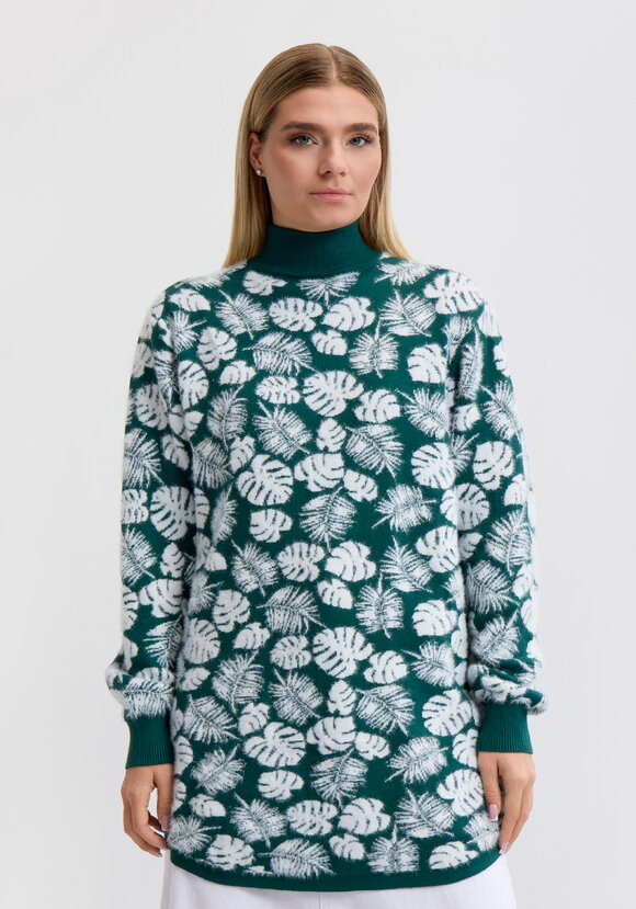 Туника пушистая с принтом шир.  580, рис. 44