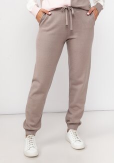 Брюки вязаные с высокой посадкой