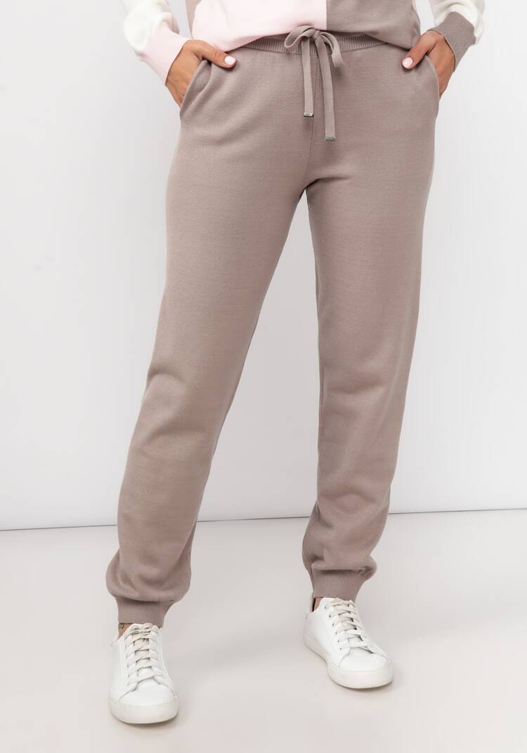 Брюки вязаные с высокой посадкой шир.  750, рис. 8