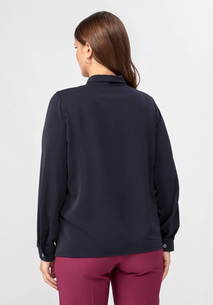 Блуза прямого кроя с ажурным кружевом шир.  750, рис. 31