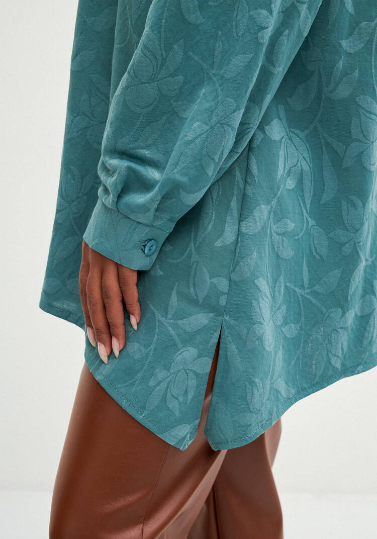 Туника трикотажная с жаккардовым рисунком шир.  750, рис. 6