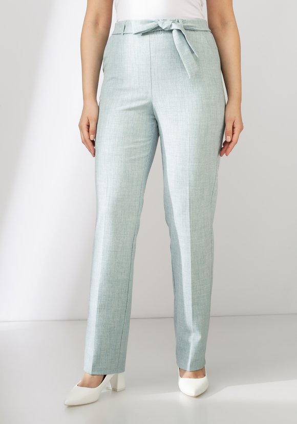 Брюки классические на широкой резинке шир.  580, рис. 24