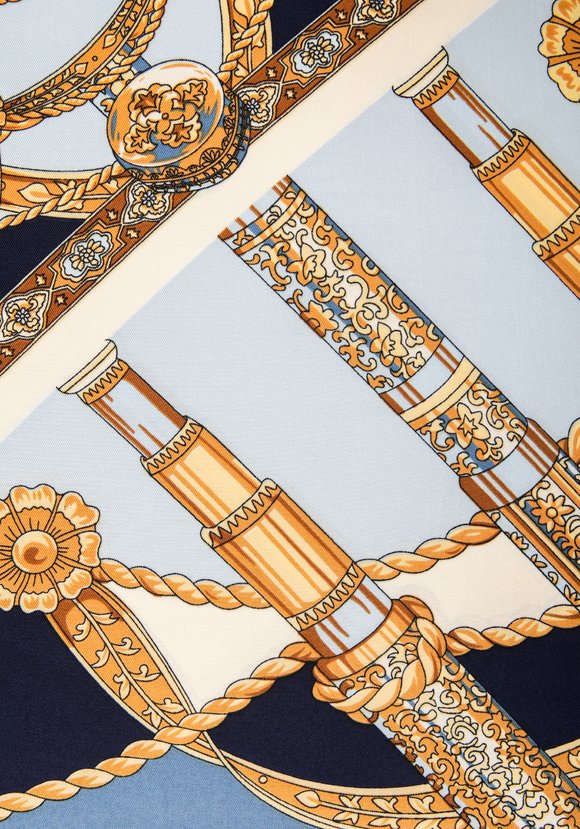 Платок шелковый Лиона шир.  580, рис. 4