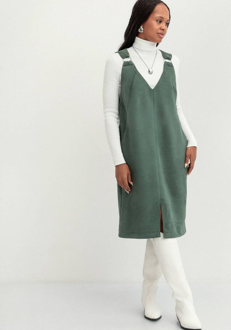 Сарафан замшевый шир.  750, рис. 16