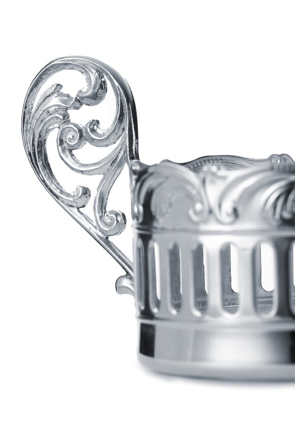 Кофейная чашка Богема фарфор, серебро шир.  580, рис. 7