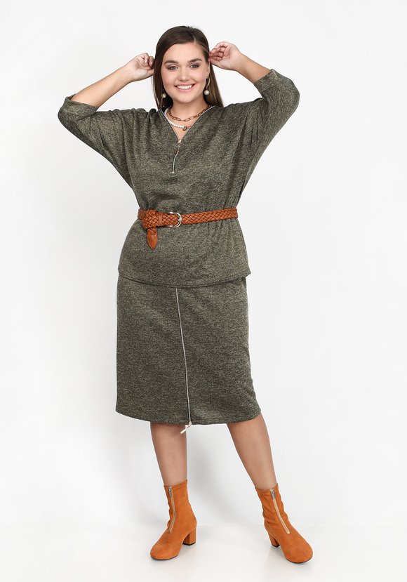 Юбка прямая на молнии шир.  580, рис. 1