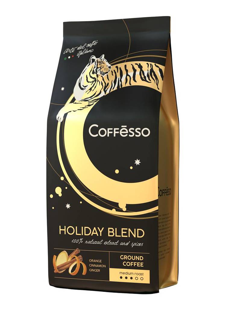 Кофе Coffesso Holiday Blend молотый шир.  750, рис. 1