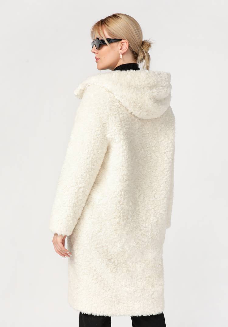 Пальто из шерсти мериноса с капюшоном шир.  750, рис. 18