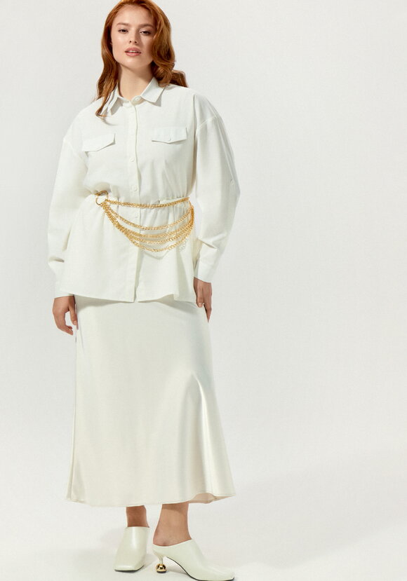 Рубашка изо льна на кулиске шир.  580, рис. 10