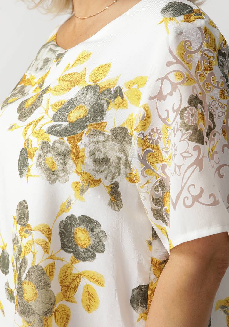 Платье Цветочное торжество шир.  750, рис. 8