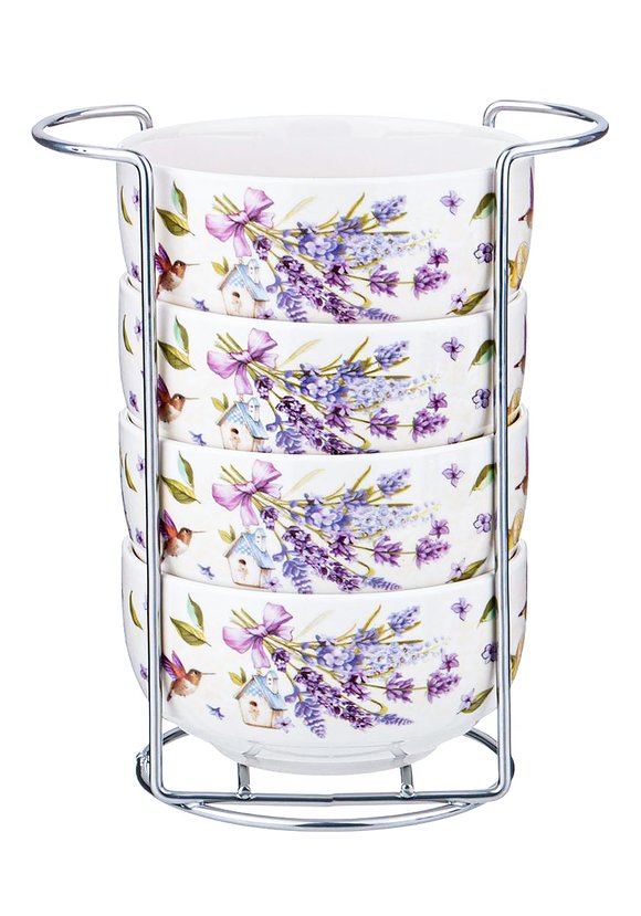 Набор салатников на металлической подставке шир.  580, рис. 1