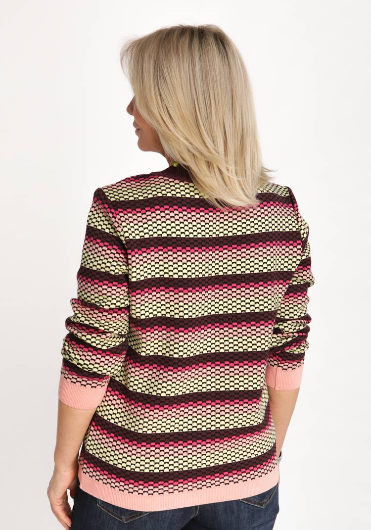 Джемпер свободный в полоску шир.  750, рис. 6