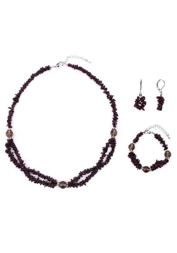 Комплект (бусы+браслет+серьги) Мариэль шир.  580, рис. 1