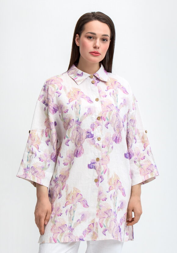 Рубашка удлиненная Женевьева шир.  580, рис. 4