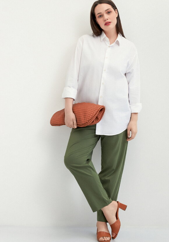 Брюки зауженные с декором из пуговиц шир.  580, рис. 14