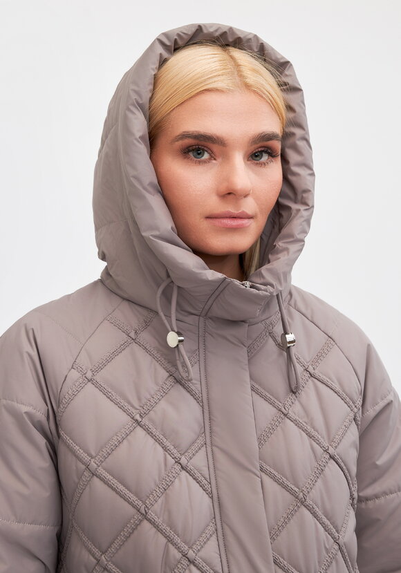 Куртка с капюшоном, стеганная Эшли шир.  580, рис. 5