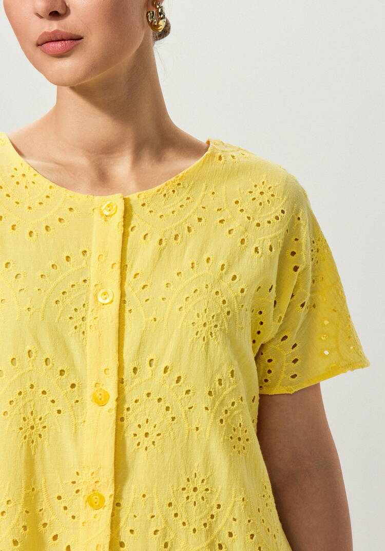 Платье ажурное с цельнокроеным рукавом шир.  750, рис. 13