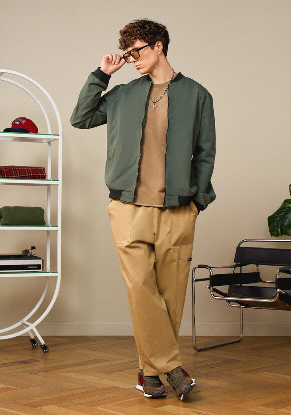 Бомбер мужской на молнии шир.  580, рис. 2