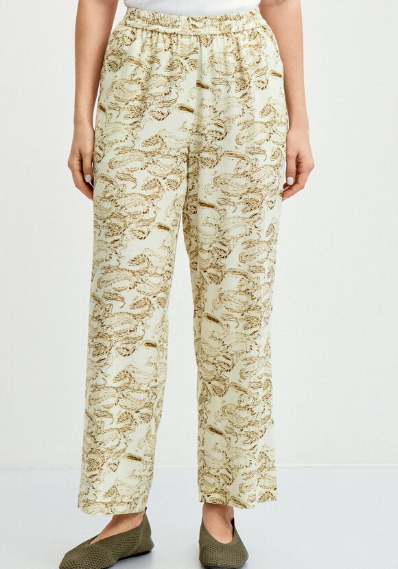 Брюки из льна пpямые шир.  580, рис. 4