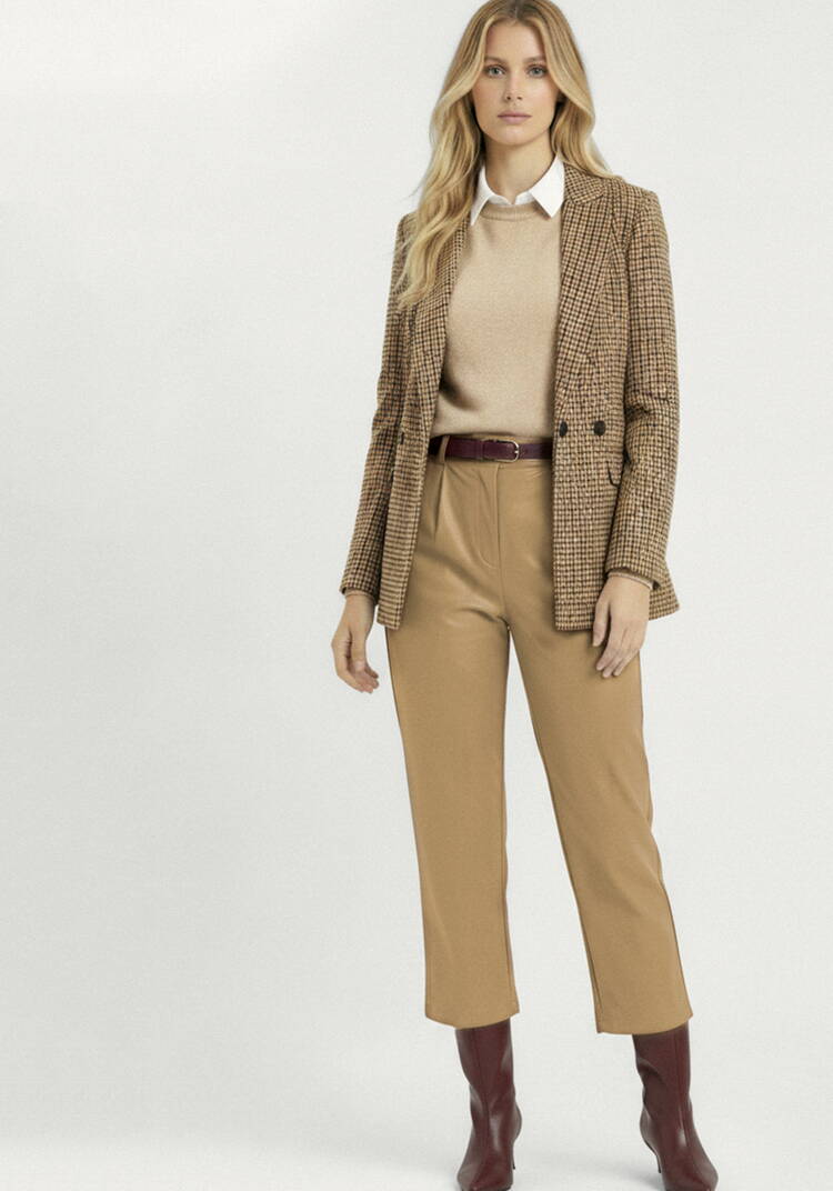 Брюки из эко-кожи Амабель шир.  750, рис. 17