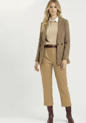 Брюки из эко-кожи Амабель