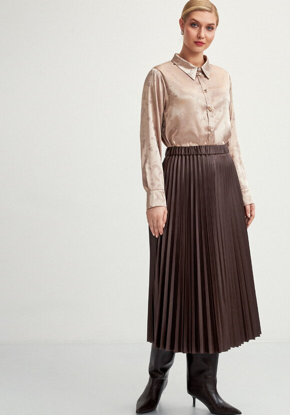 Блуза с жаккардовым принтом шир.  580, рис. 14