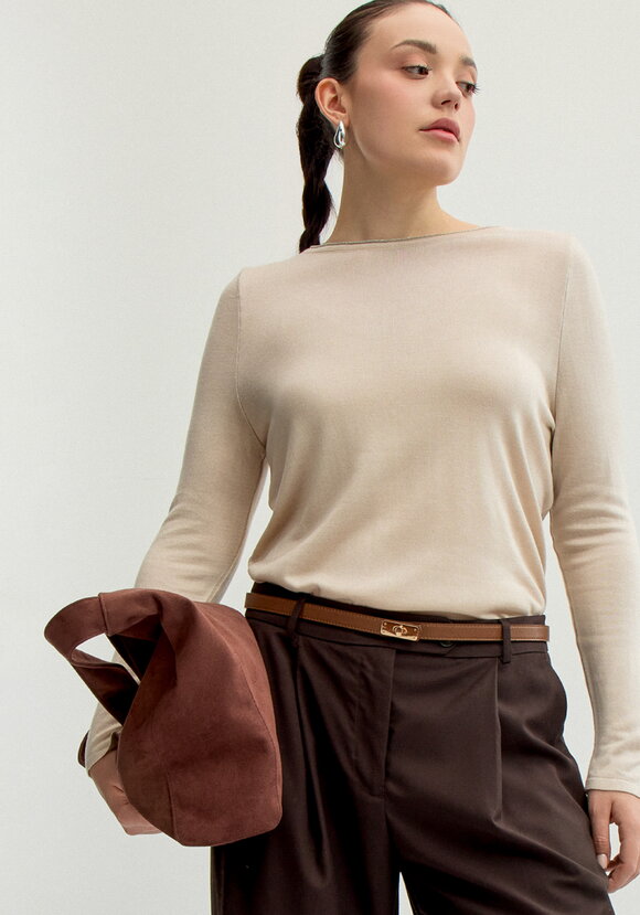 Джемпер базовый однотонный шир.  580, рис. 16