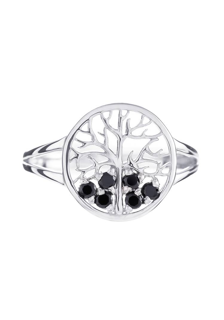 Серебряное кольцо Дерево удачи шир.  750, рис. 2